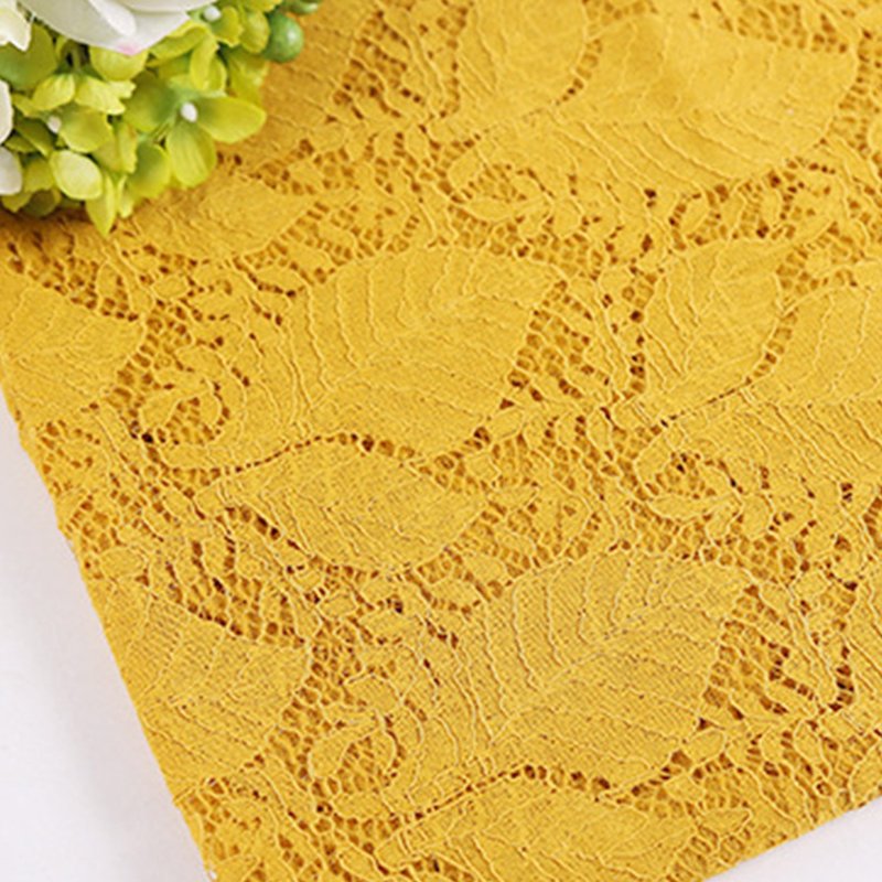 Lace Fabric Dress Cutwork Nylon for Women's Wear Wholesale Supplier 7